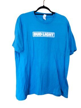 Bud Light Short Sleeve Tee Mens Size X Large